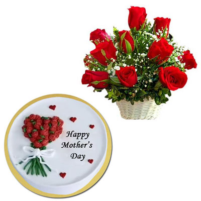 "Cake and Flowers - code CF10 - Click here to View more details about this Product